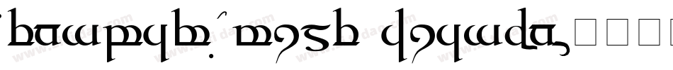 Tengwar Optime Diagon字体转换